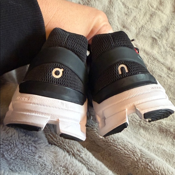 On Running Women’s Black & White CloudTec Running Sneakers - Picture 7 of 13